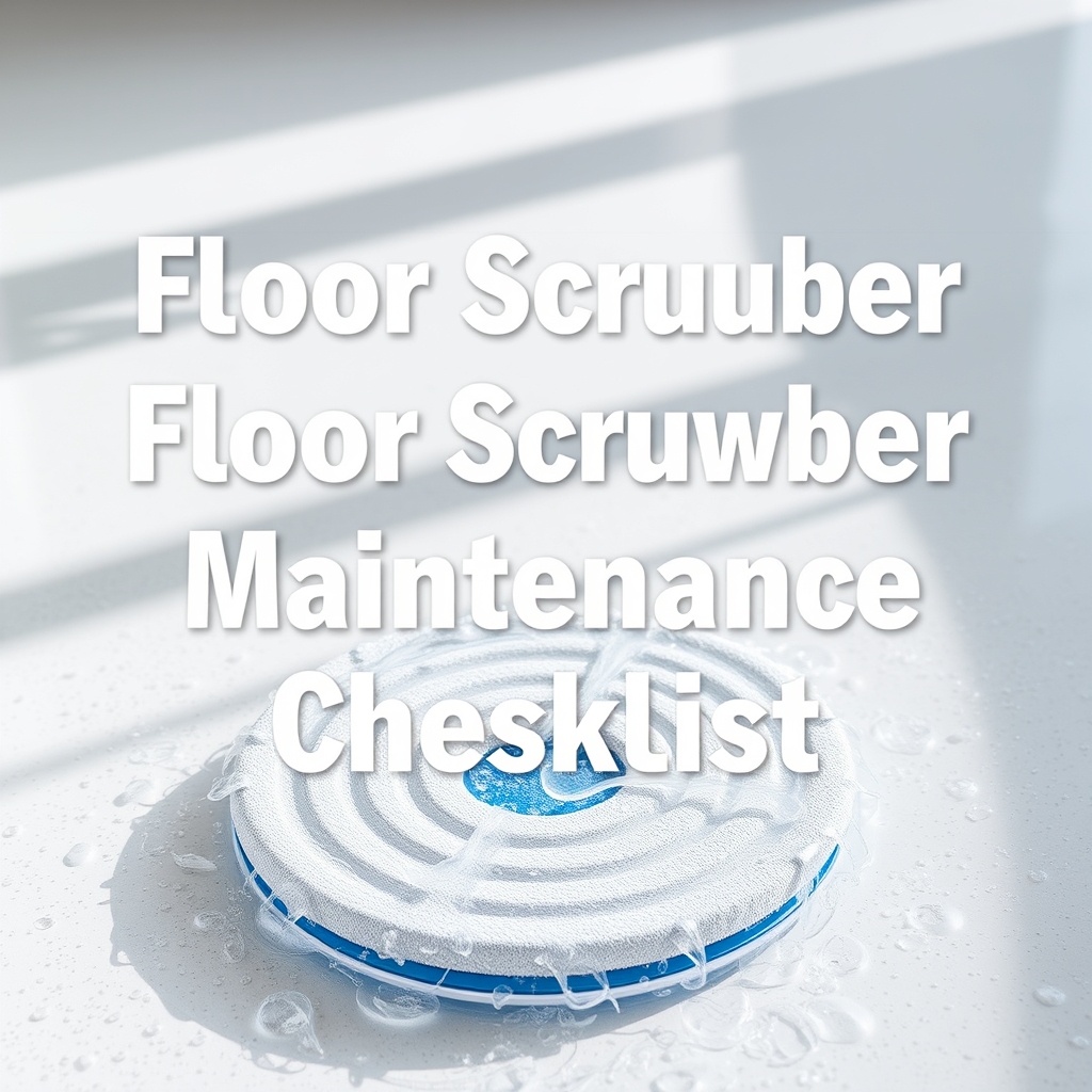 The Ultimate Floor Scrubber Maintenance Checklist: Daily, Weekly & Monthly Guide